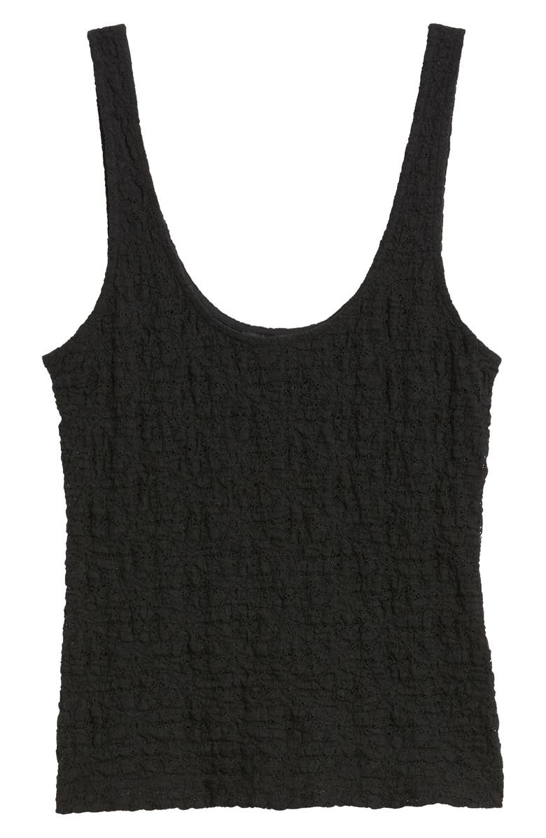 Rails Donya Lace Scoop Neck Tank, Alternate, color, Black Lace