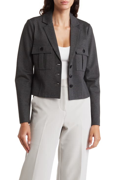 Kim Crop Utility Blazer