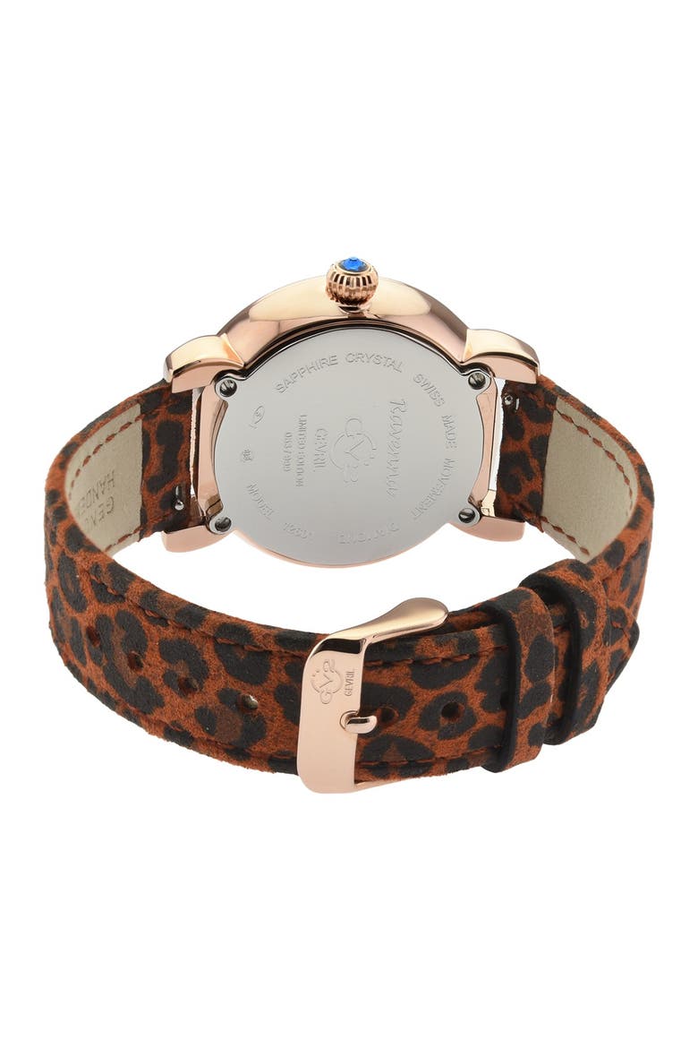 Women's GV2 Ravenna Diamond Swiss Watch, 37mm - 0.053 ctw, Alternate, color, COPPER