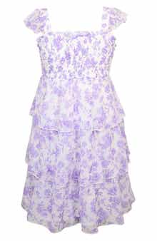 Zunie Kids' Sleeveless Chiffon Dress