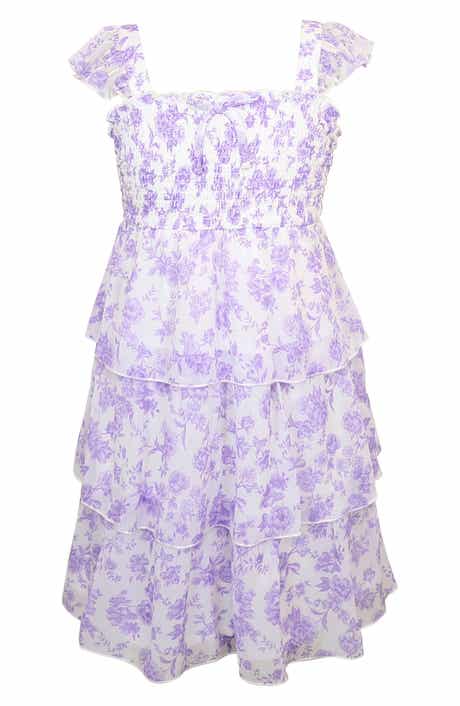 Zunie Kids' Sleeveless Chiffon Dress