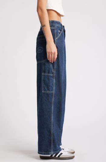 Store Striped High Rise BDG Fun Straight Jeans