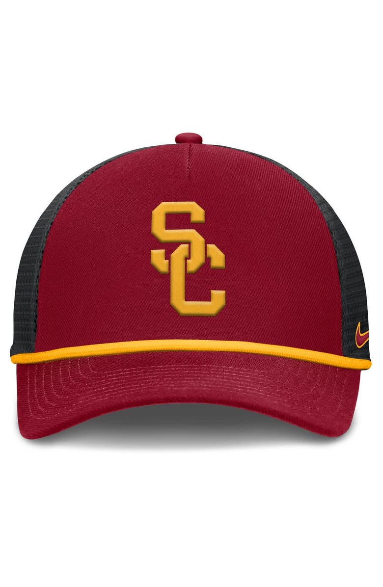Nike Men's Nike Cardinal USC Trojans Rise Primetime Trucker Adjustable Hat, Alternate, color, Cardinal