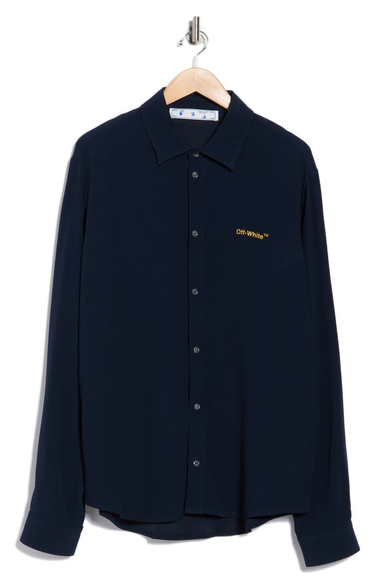 Off-White Holiday Logo Overshirt, Alternate, color,