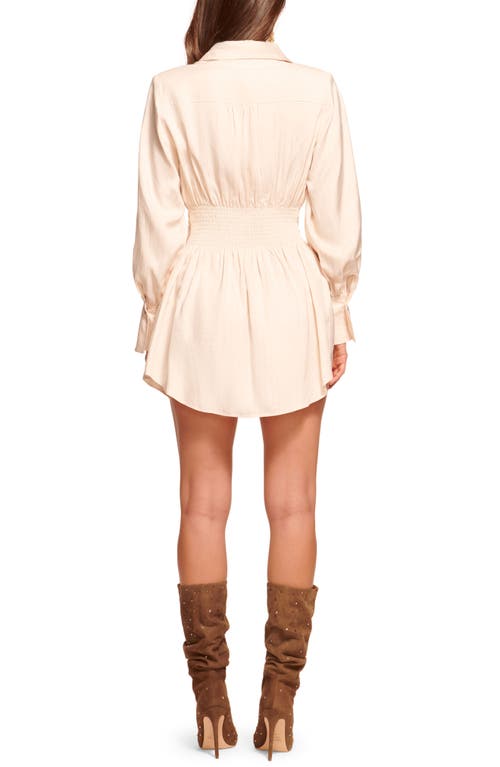 JAMES PERSE RAMY BROOK NELLIE LONG SLEEVE BELTED SHIRTDRESS