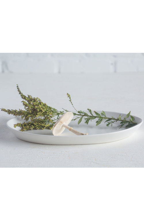Haand Oval Platter In White