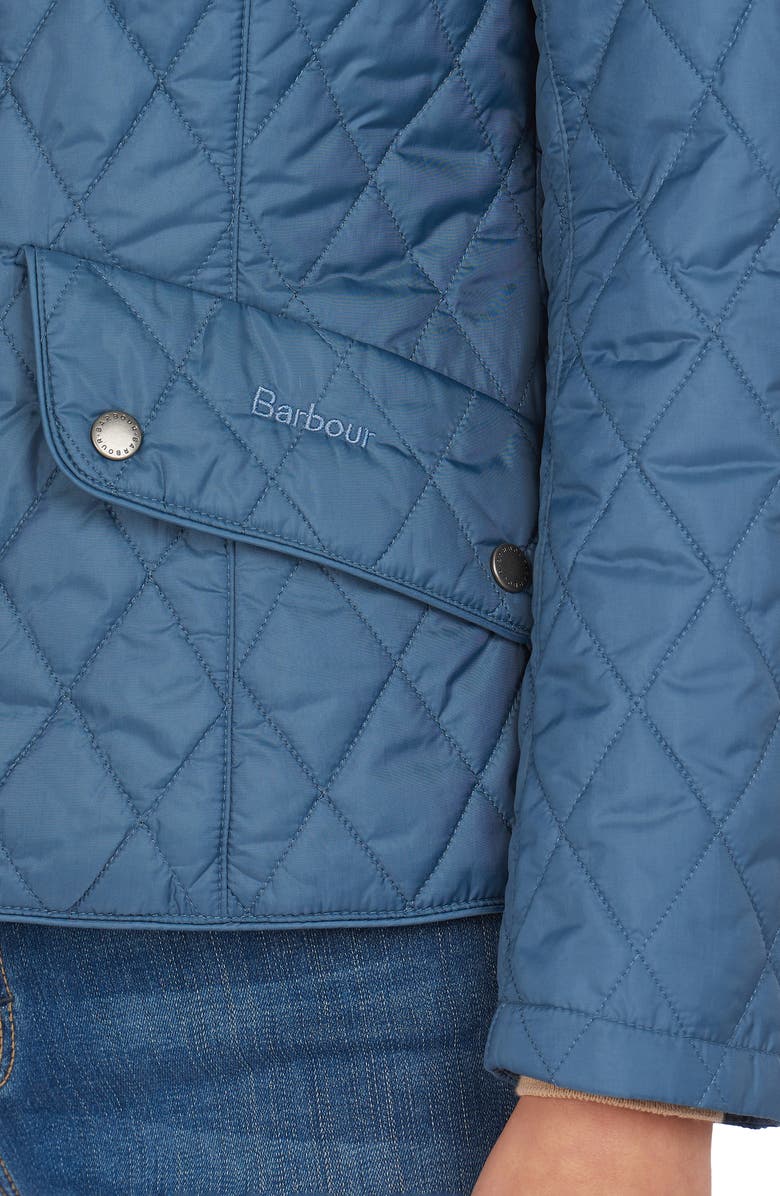 Barbour Flyweight Quilted Jacket, Alternate, color, Stone Blue