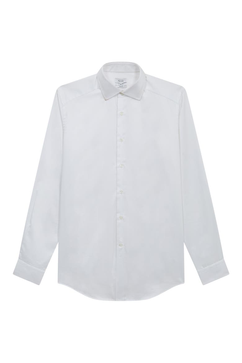Men's Remote Cotton Button-Up Shirt, Alternate, color, WHITE
