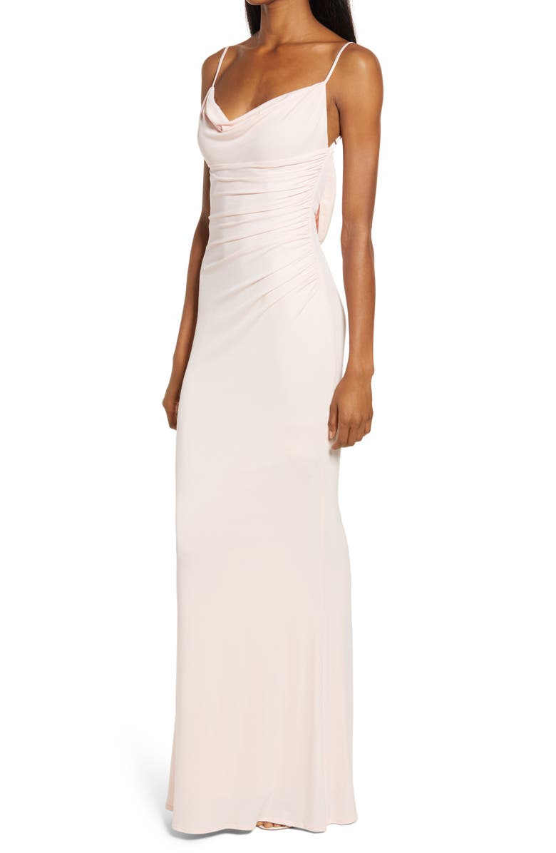Katie May Surreal Ruched Side Gown, Alternate, color, 