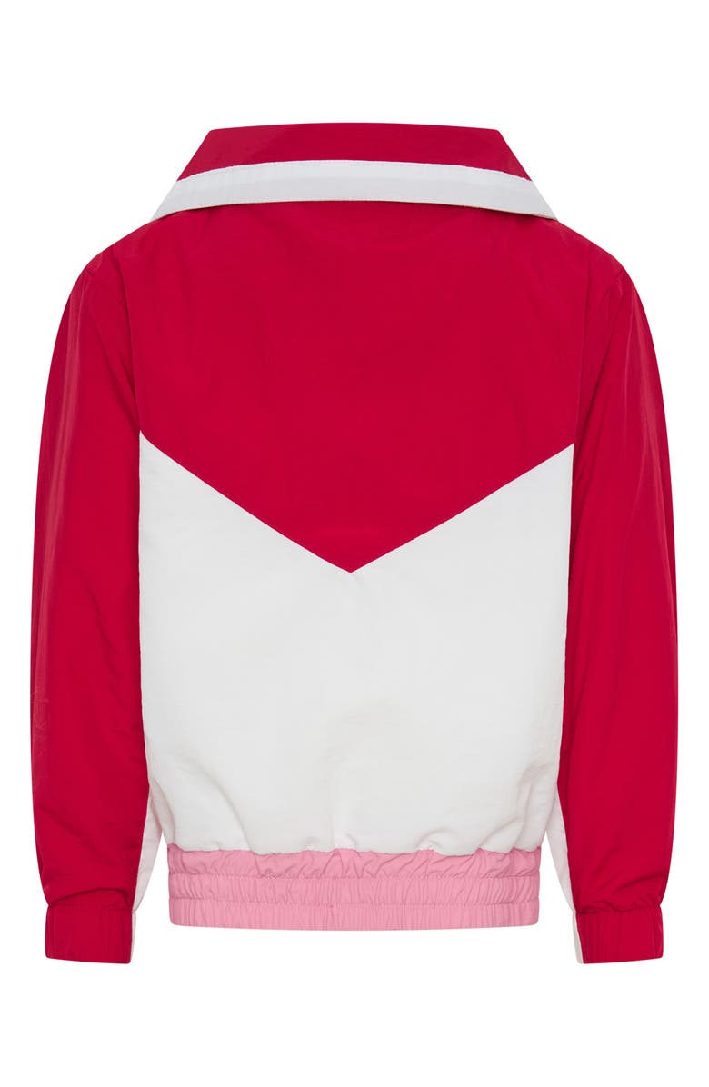 TINY TRIBE Kids' Colorblock Full Zip Jacket, Alternate, color, Pink Multi