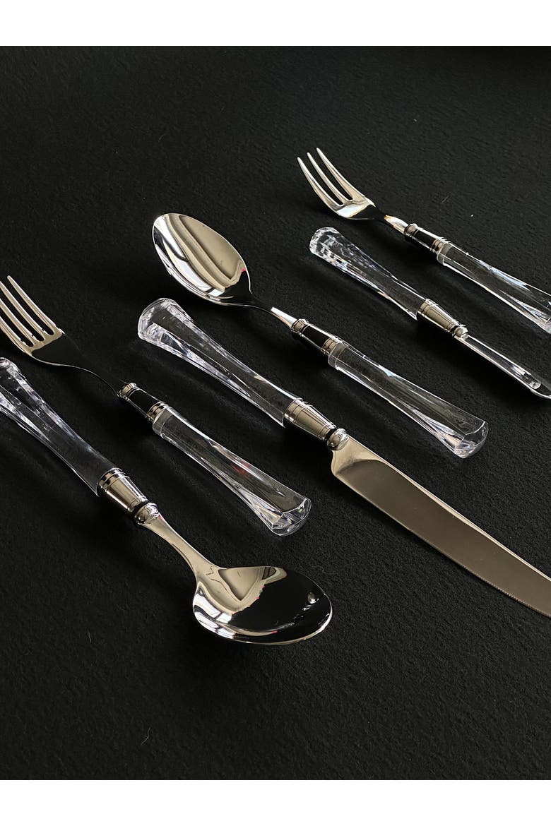 Venus - 5 Piece Place Setting, Alternate, color, Crystal
