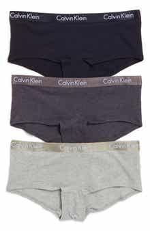Calvin Klein Motive Cotton Boyshorts - Pack of 3