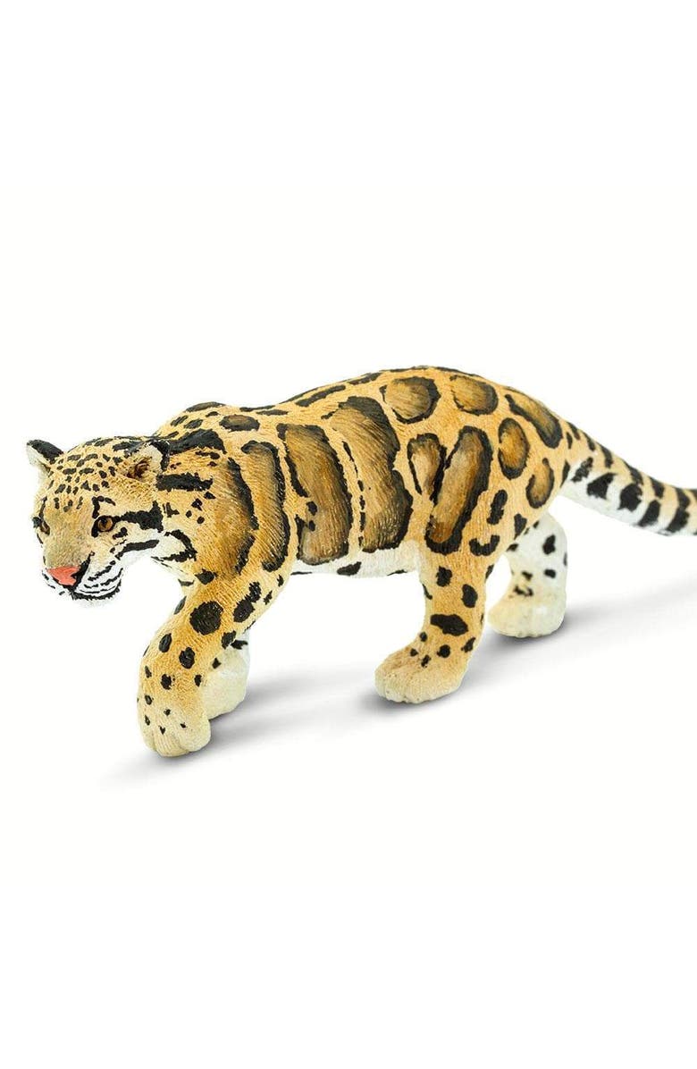 Safari Ltd. Clouded Leopard Kids Toy Figure, Alternate, color, NO COLOR