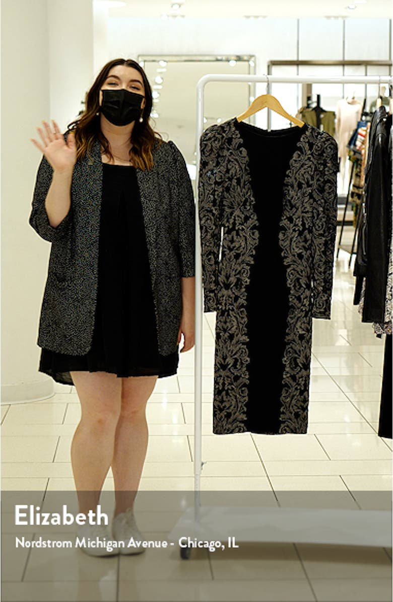 Embroidered Lace Long Sleeve Dress, sales video thumbnail