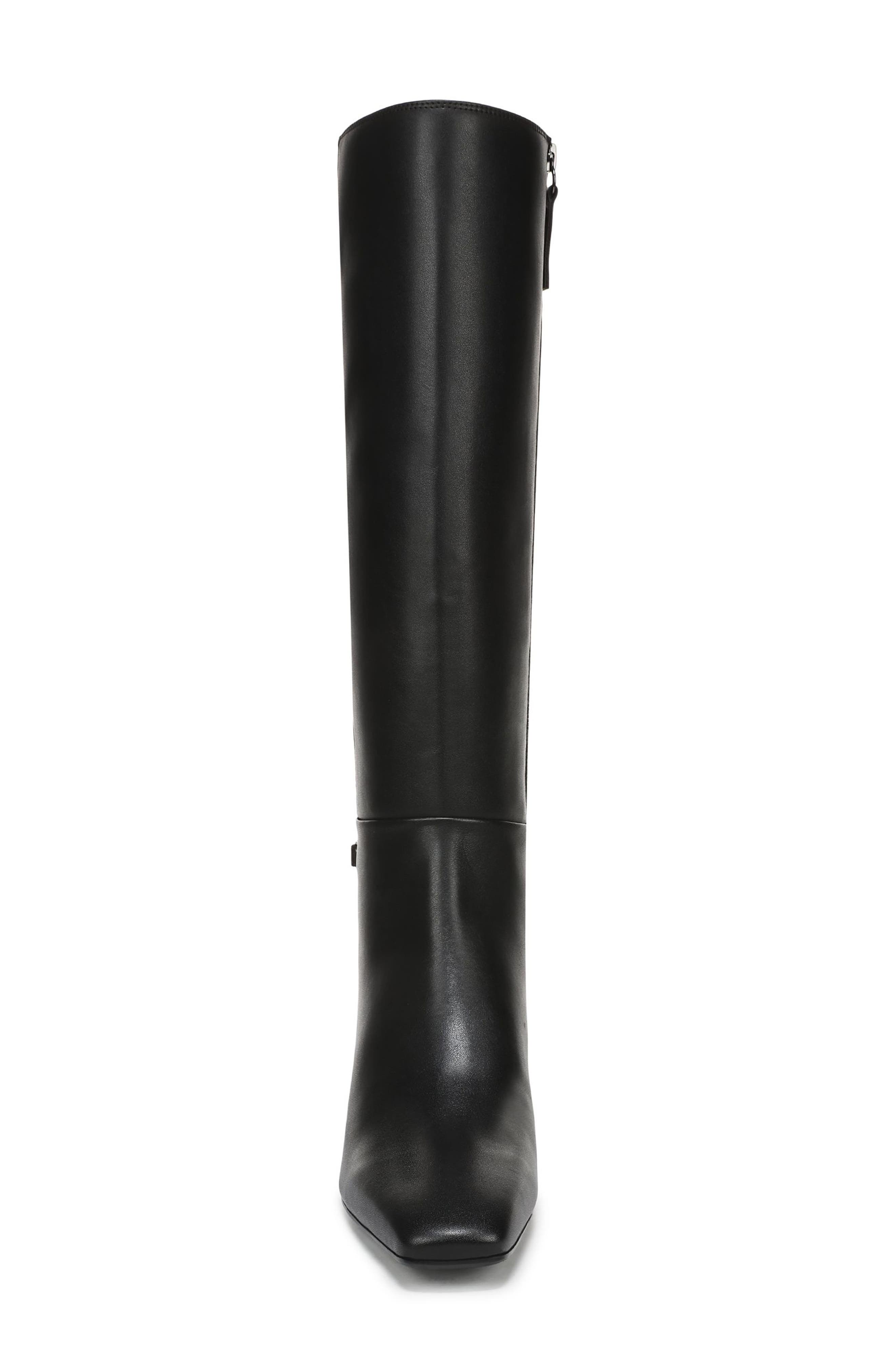 Suzzie Faux Leather Knee High Boot, Alternate, color, BLACK PU