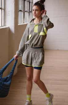 Free People FP Movement World Tour Pullover & Shorts Set