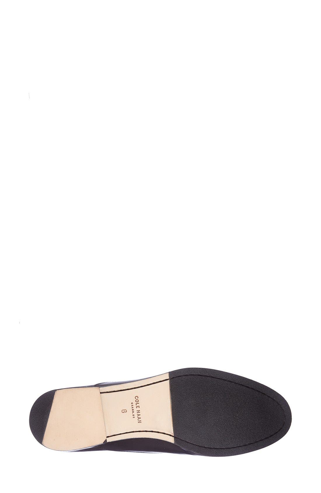 'Barton' Oxford, Alternate, color, BLACK LEATHER