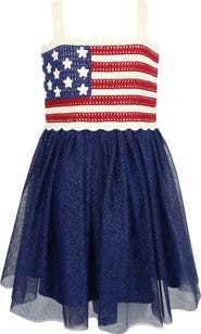 Zunie Kids' Crochet Flag Dress