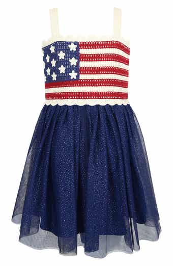 Zunie Kids' Crochet Flag Dress