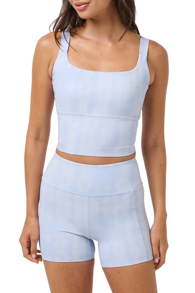 Moveknit Resilience Crop Tank, Main, color, BRUNNERA BLUE MULTI