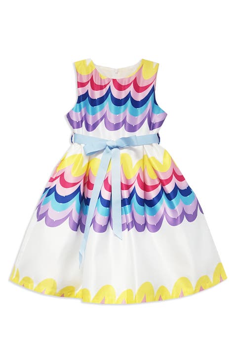 Kids' Rainbow Love Tie Waist Dress (Toddler & Little Kid)