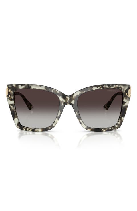 54mm Gradient Square Sunglasses