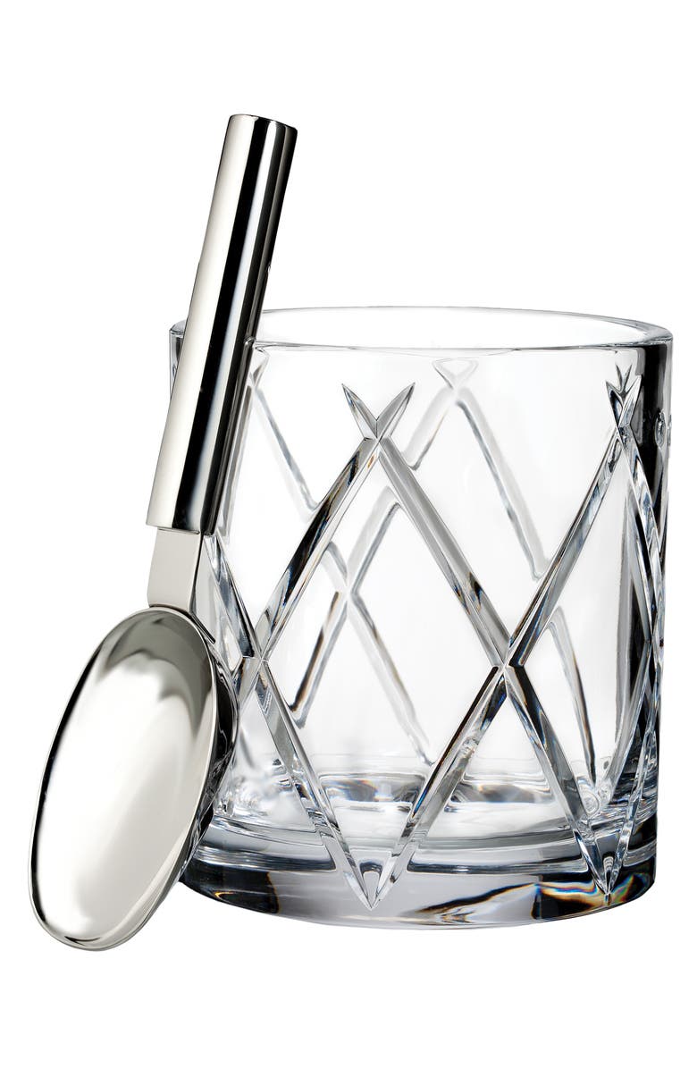 Waterford Olann Lead Crystal Ice Bucket & Scoop, Main, color, 