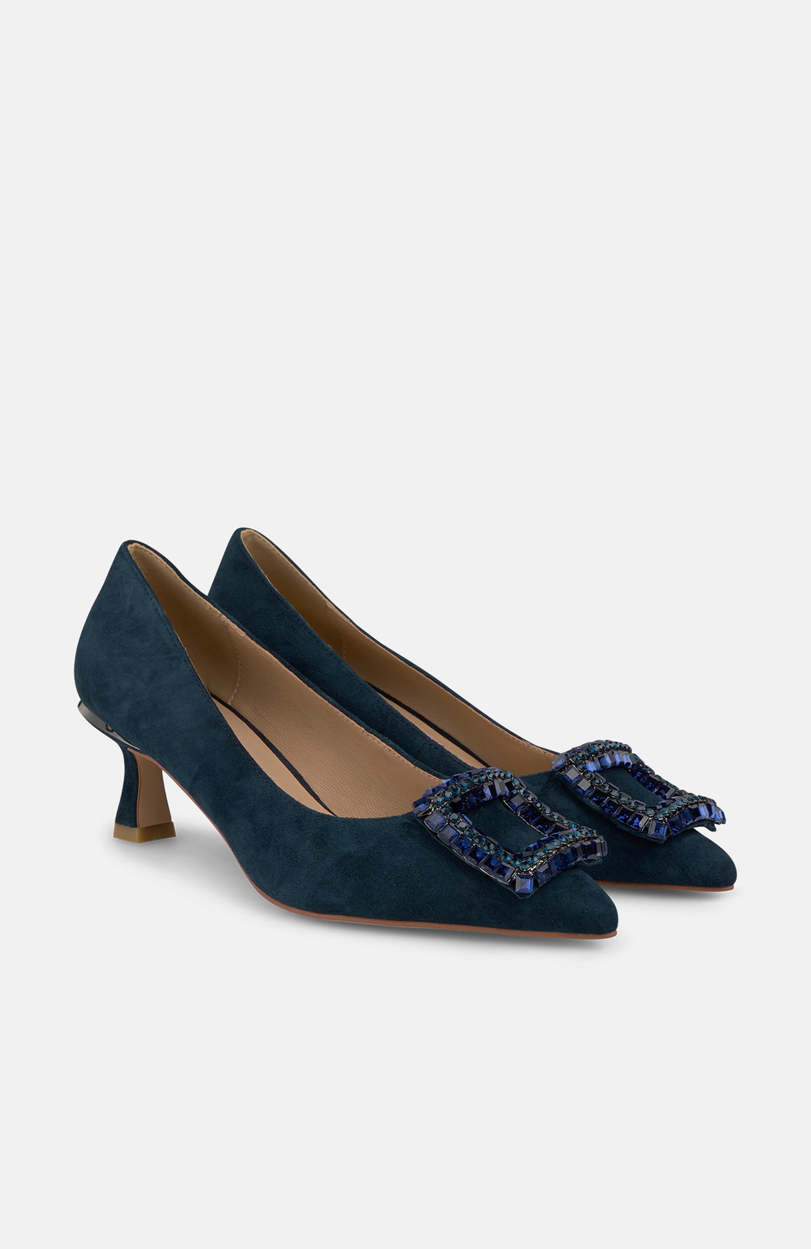 Low Shoe with Ornament, Main, color, Navy