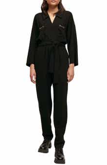 maje Patyna Long Sleeve Jumpsuit