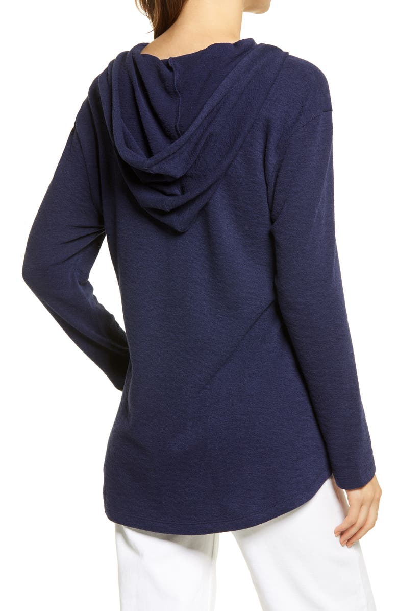 Caslon<sup>®</sup> Hooded Knit Pullover, Alternate, color, 
