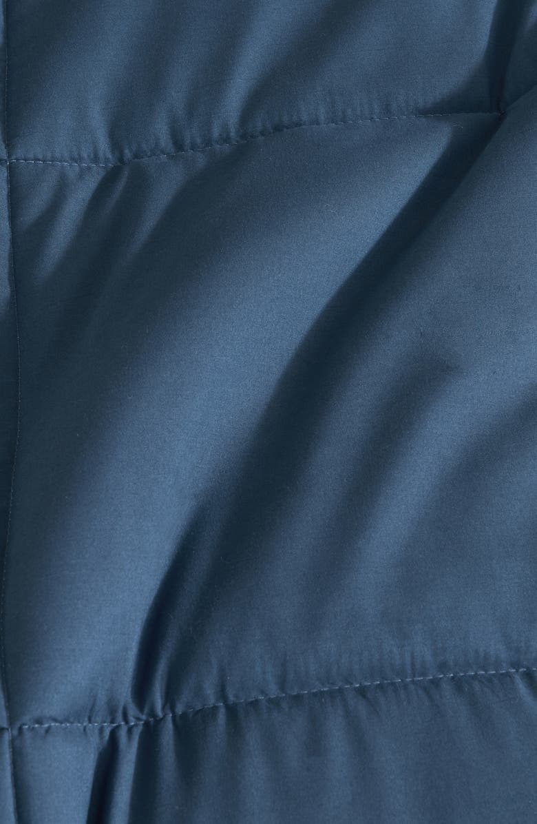 Woven & Weft Solid Comforter Set, Alternate, color, Navy Solid