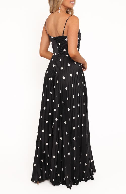 Petal And Pup Petal & Pup Naira Dot Pleated Maxi Dress In Multi