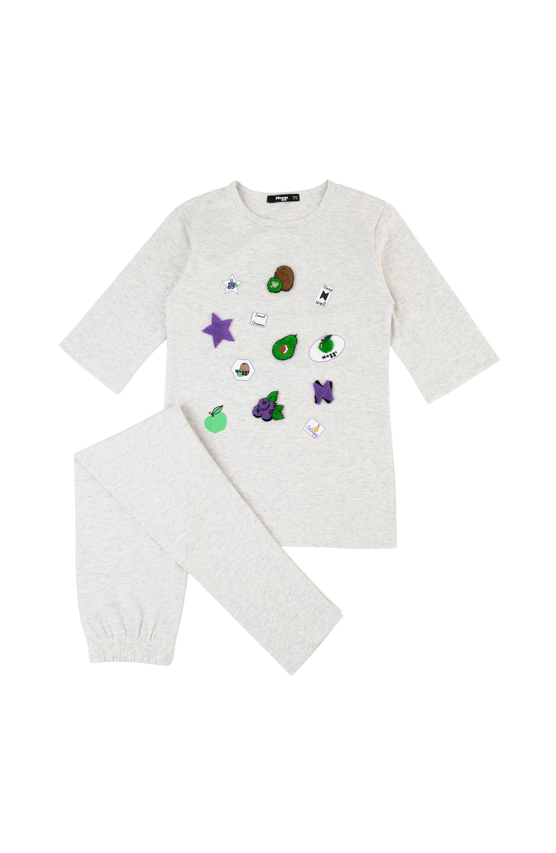 NoggiWear Prints and Patch Loungewear Set, Stars, Main, color,