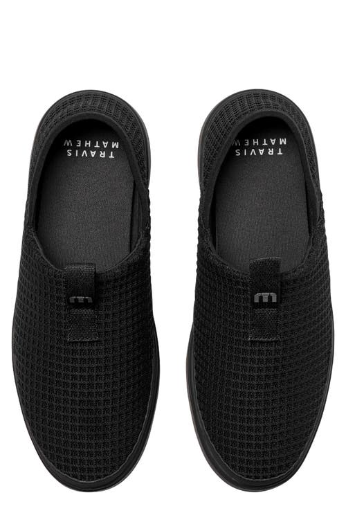 Travismathew The Modern Lounge Slip-on Sneaker In Black