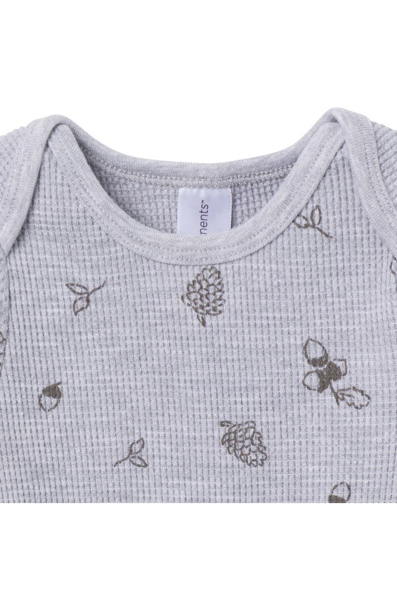 Modern Moments<sup>™</sup> by Gerber Bodysuit & Pant Layette Set, Alternate, color, Acorn Grey Heather