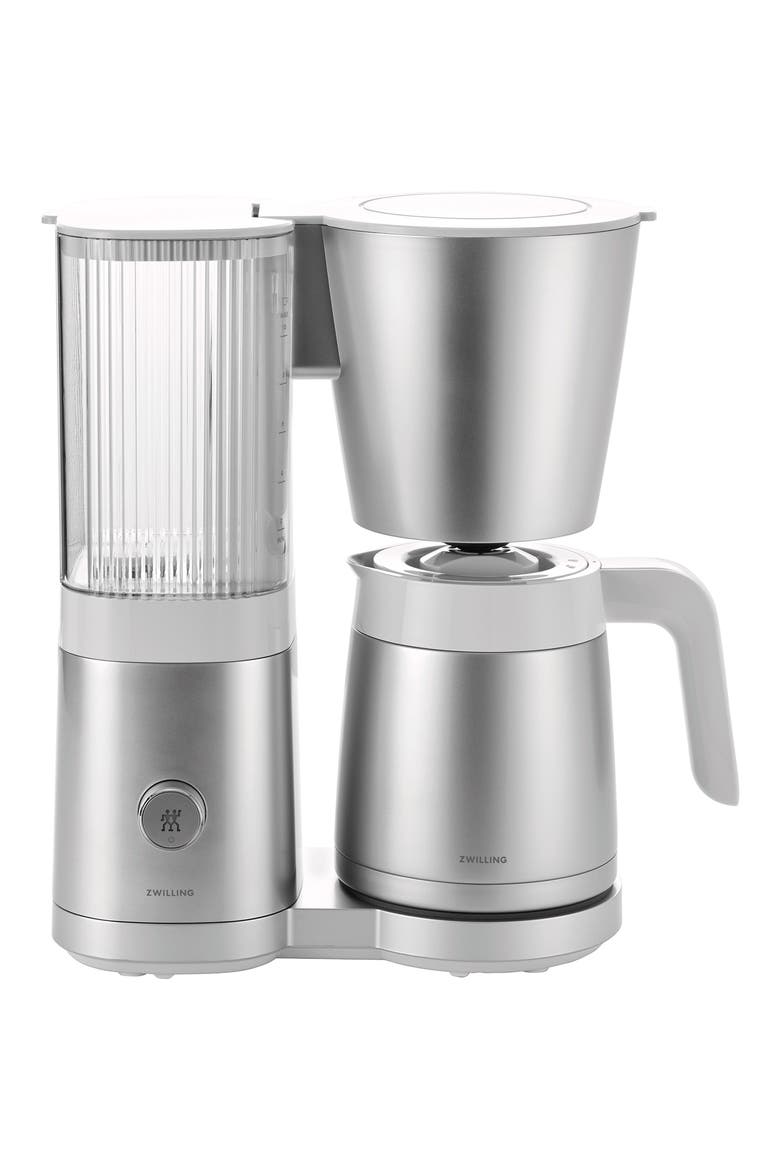 Enfinigy Thermal Drip Coffee Maker, Main, color, SILVER