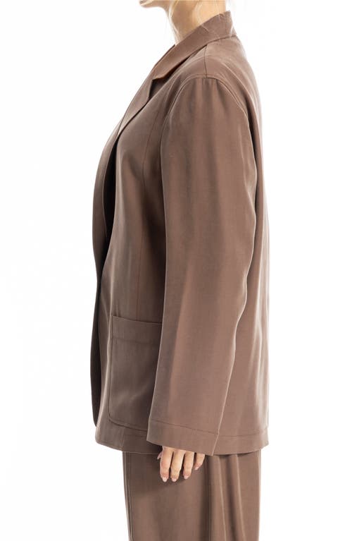 Max Studio Single Button Blazer In White