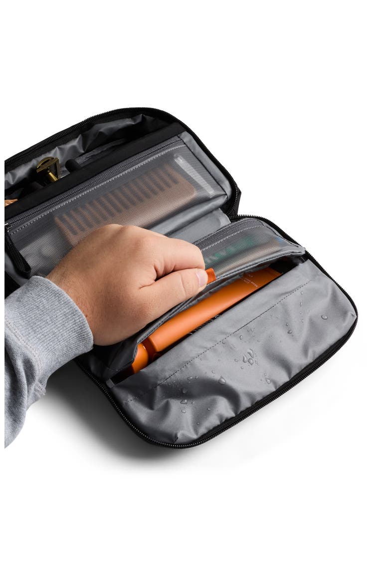 Hanging Water Resistant Toiletry Kit, Alternate, color, BLACK