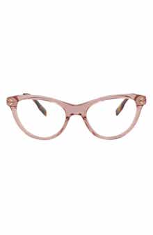 McQueen 46mm Cat Eye Optical Glasses