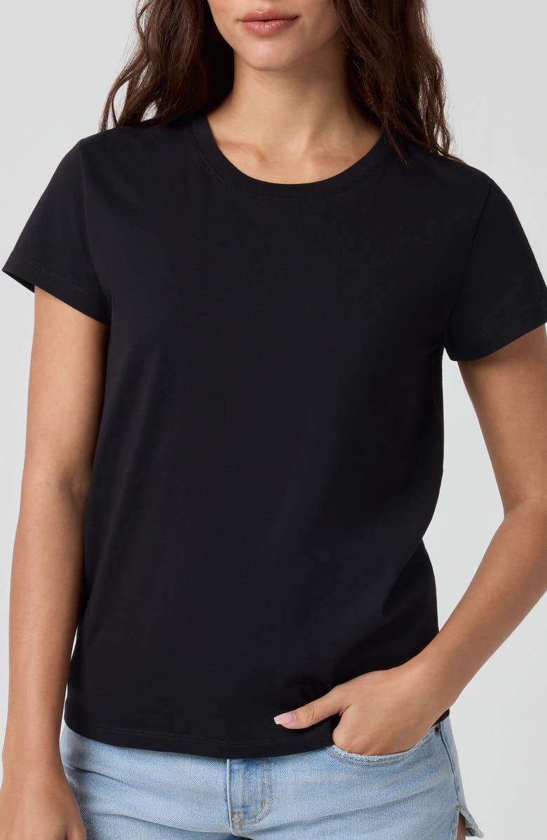 Florence by Mills Solid '90s Short Sleeve T-Shirt, Main, color, Black