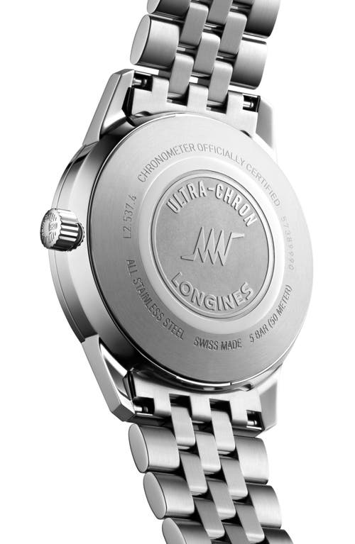 Longines Ultra-chron Automatic Bracelet Watch, 37mm In Silver