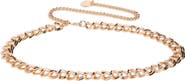Nine West Double Curb Link Chain Belt