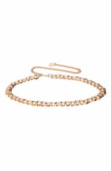 Double Curb Link Chain Belt