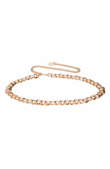 Double Curb Link Chain Belt