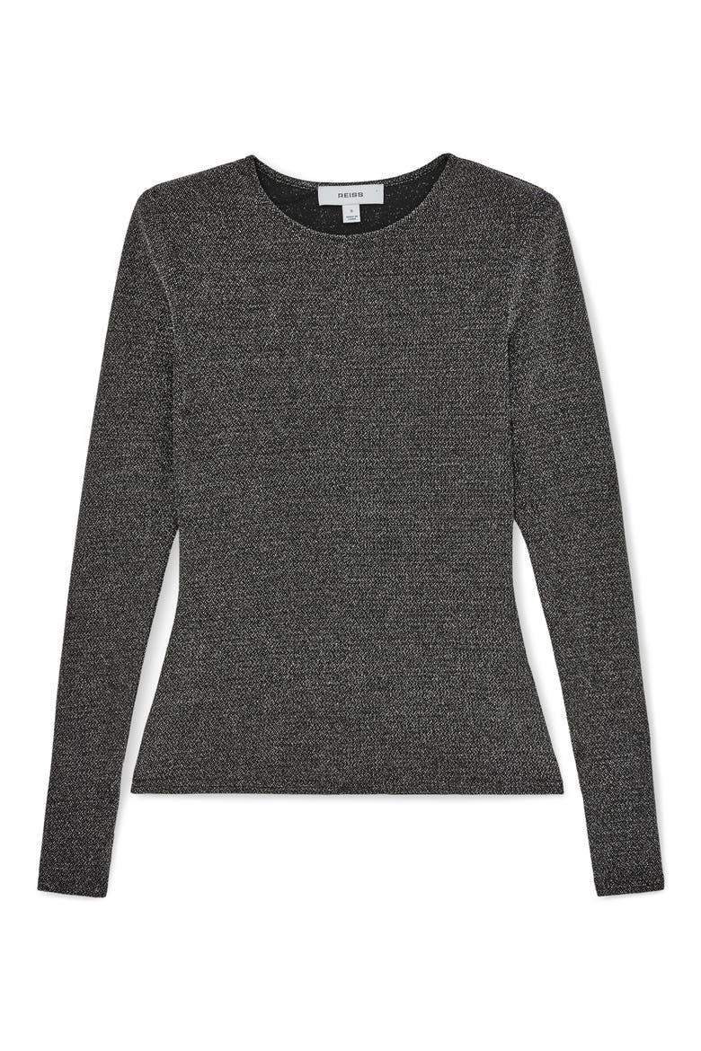 Seraphina Long Sleeve Top, Alternate, color, SILVER