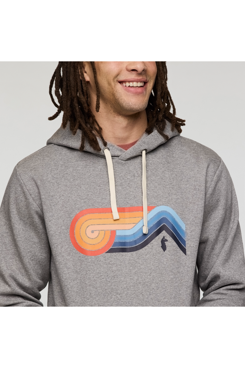 Melting Sunset Pullover Hoodie - Men's, Alternate, color, Heather Grey
