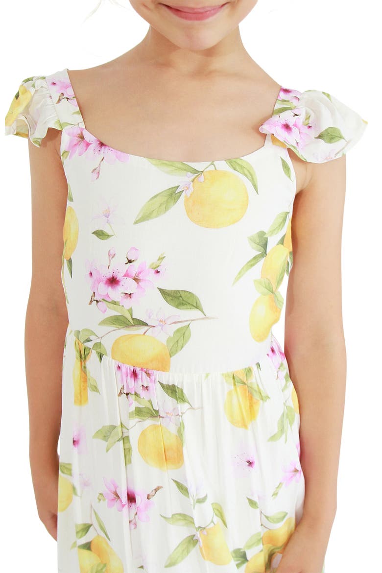Sunset Sakura Maxi Dress, Alternate, color, Sakura Orchard