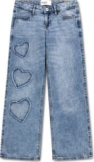 abercrombie kids Kids' Heart Wide Leg Jeans