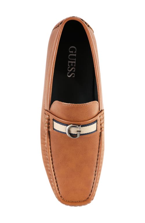 Guess Aurolo Driver Loafer In Medium Brown