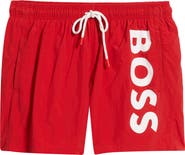 BOSS SWIMWEAR Octopus Swim Trunks